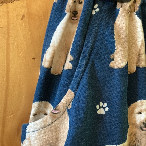 Women’s Comfies blue golden doodle dog pajama lounge pants - size M - Picture 5 of 8